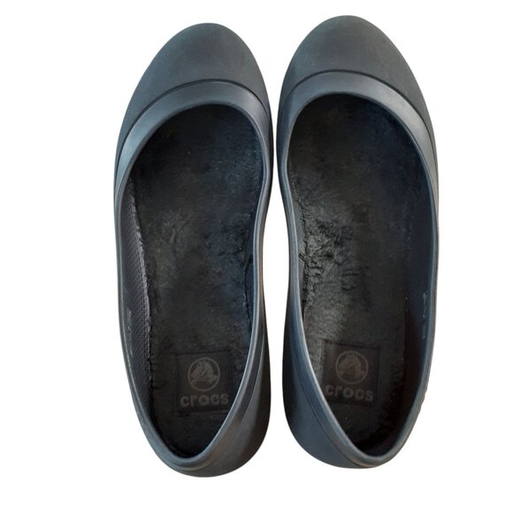 Crocs Mammoth  Ballet Flats Womens Size 9W Gray Slip On - Picture 1 of 4